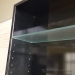 Black 84 x 42 Book Case with 5 Adjustable Glass Shelves